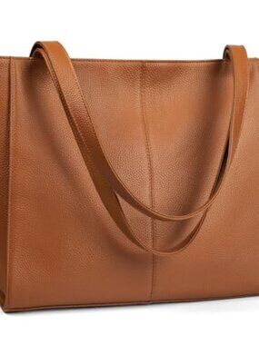 🆕 Genuine Leather Tote Bag for Women, Women's Leather Shoulder Bags Purses